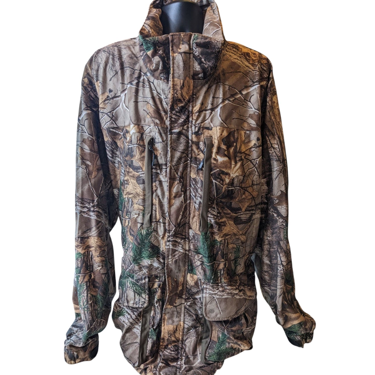 Gander Mountain Guide Series Tech H2O Jacket Mens 3XLT Camo Hunting Realtree