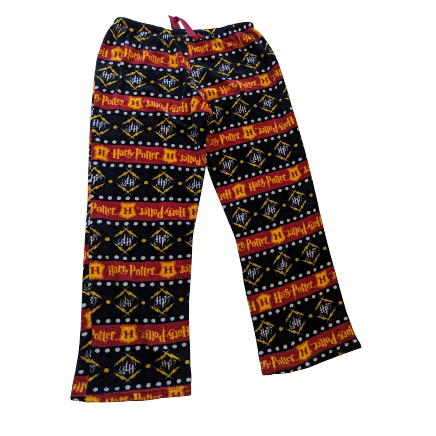 Harry Potter Fleece Pajama Pants Womens Large Lounge Sleep Bottoms Cozy Hogwarts