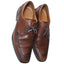 ECCO Shoes Mens 10 Leather Dress Classic Lace Up Comfort Shock Point Square Toe
