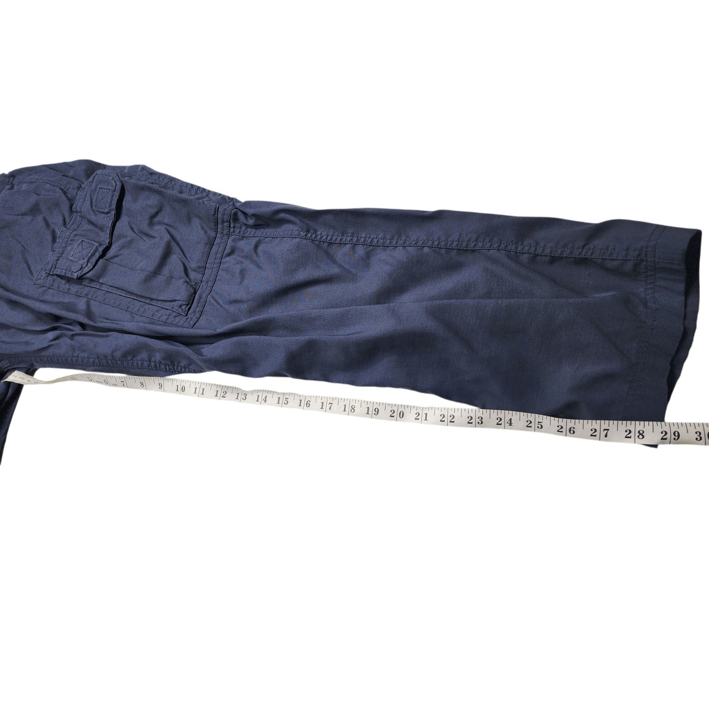 Duluth Trading Pants Mens Lx30 Workwear Blue Utility Cargo Durable Outdoor