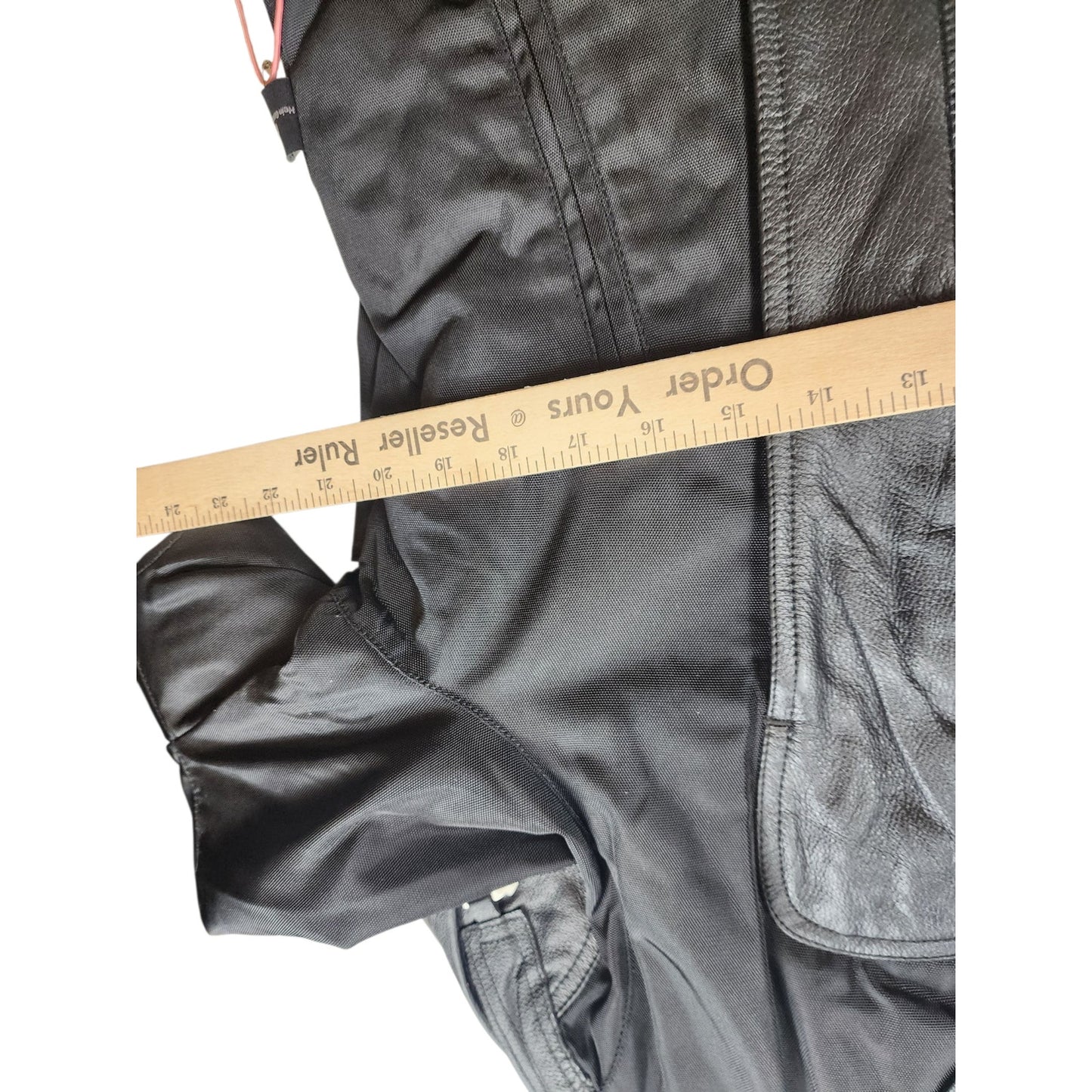 Hein Gericke Leather Motorcycle Jacket Womens 16 Protective Padded Biker Riding