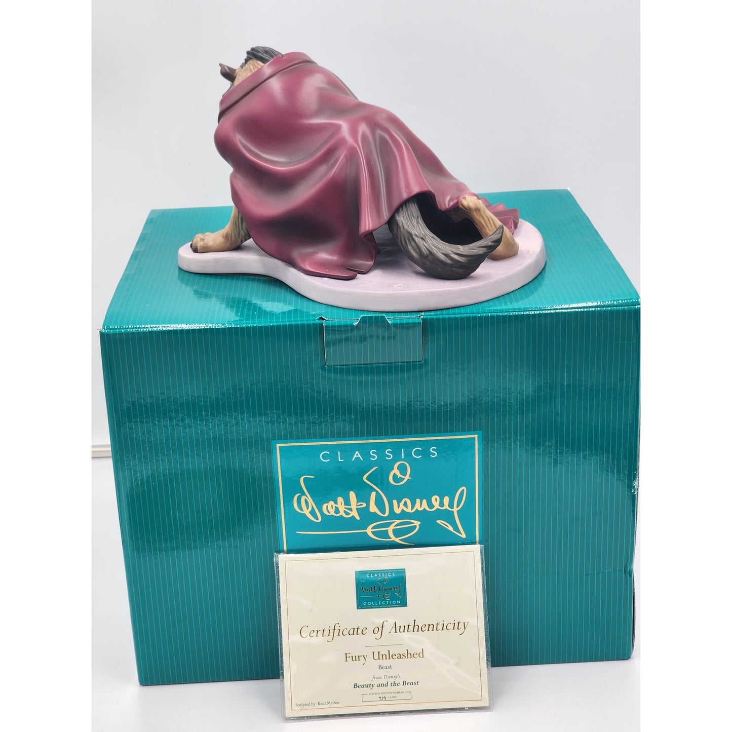 WDCC Beast Fury Unleashed Figurine Sculpture 2004 LE Beauty the Beast LE COA Box
