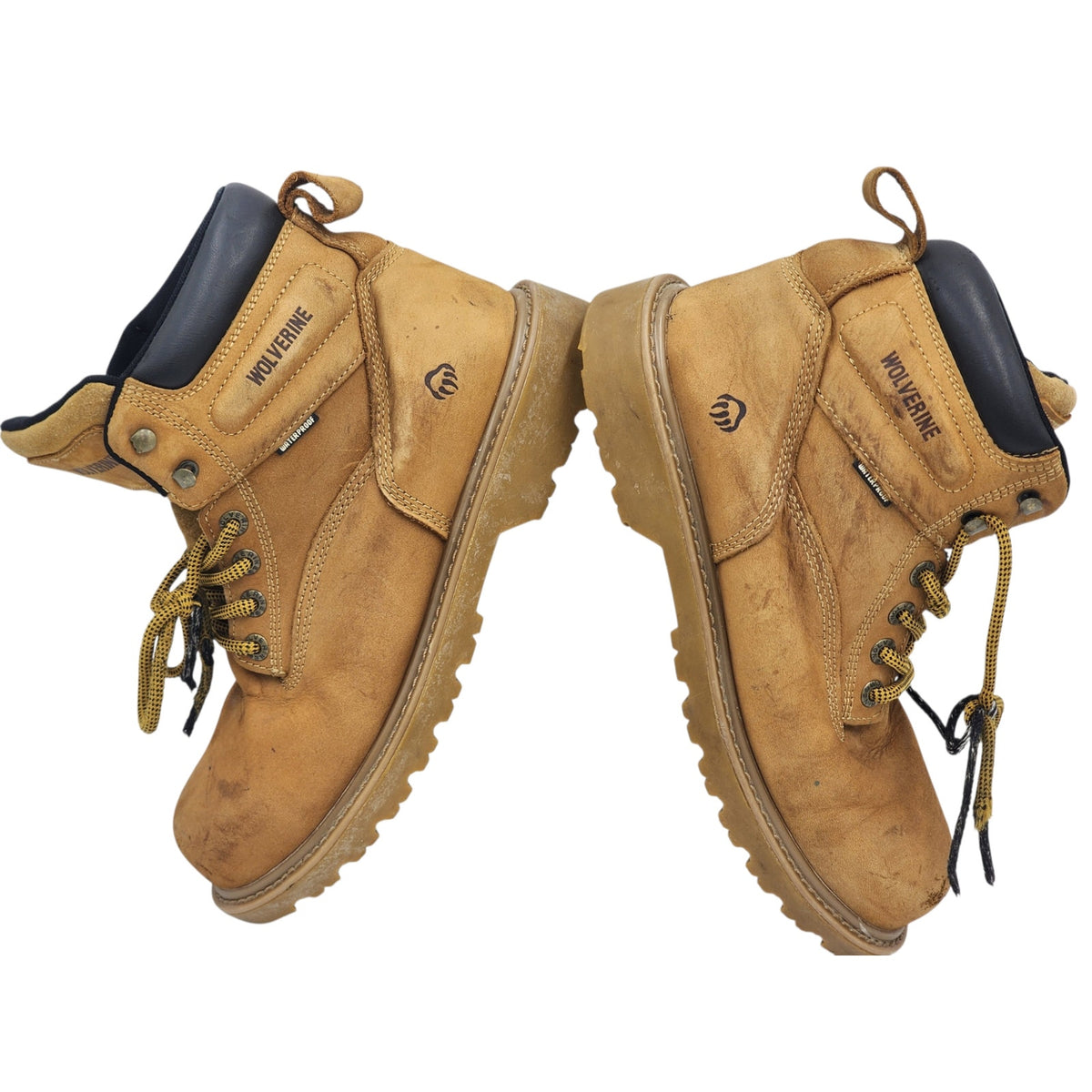 Wolverine Work Boots 9.5M Waterproof Leather Safety Toe EH Slip ASTM Toe W10632