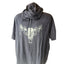 Under Armour Project Rock Hoodie Men XXL Bull Skull Graphic Short Sleeve Loose