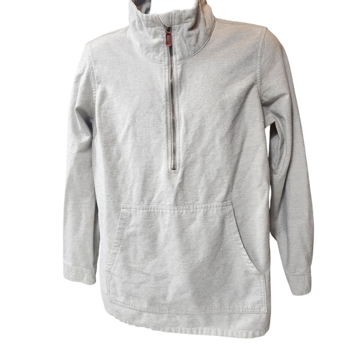 LL Bean Pullover Mens Medium Sweatshirt Quarter Zip Outdoor Casual Hiking Rugged