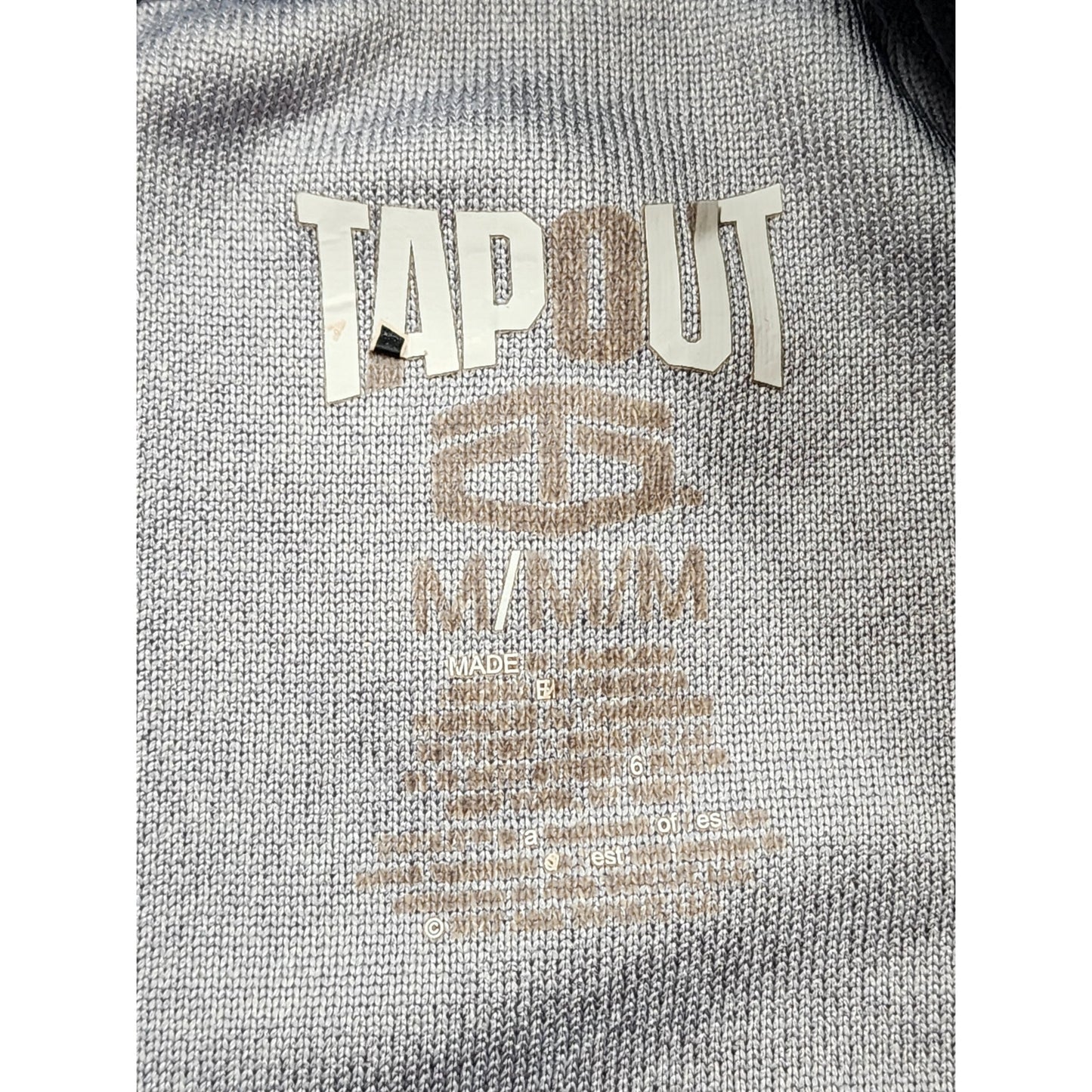 Tapout Hoodie Mens Medium Sleeveless Short Sleeve Pullover MMA Gym Sweatshirt