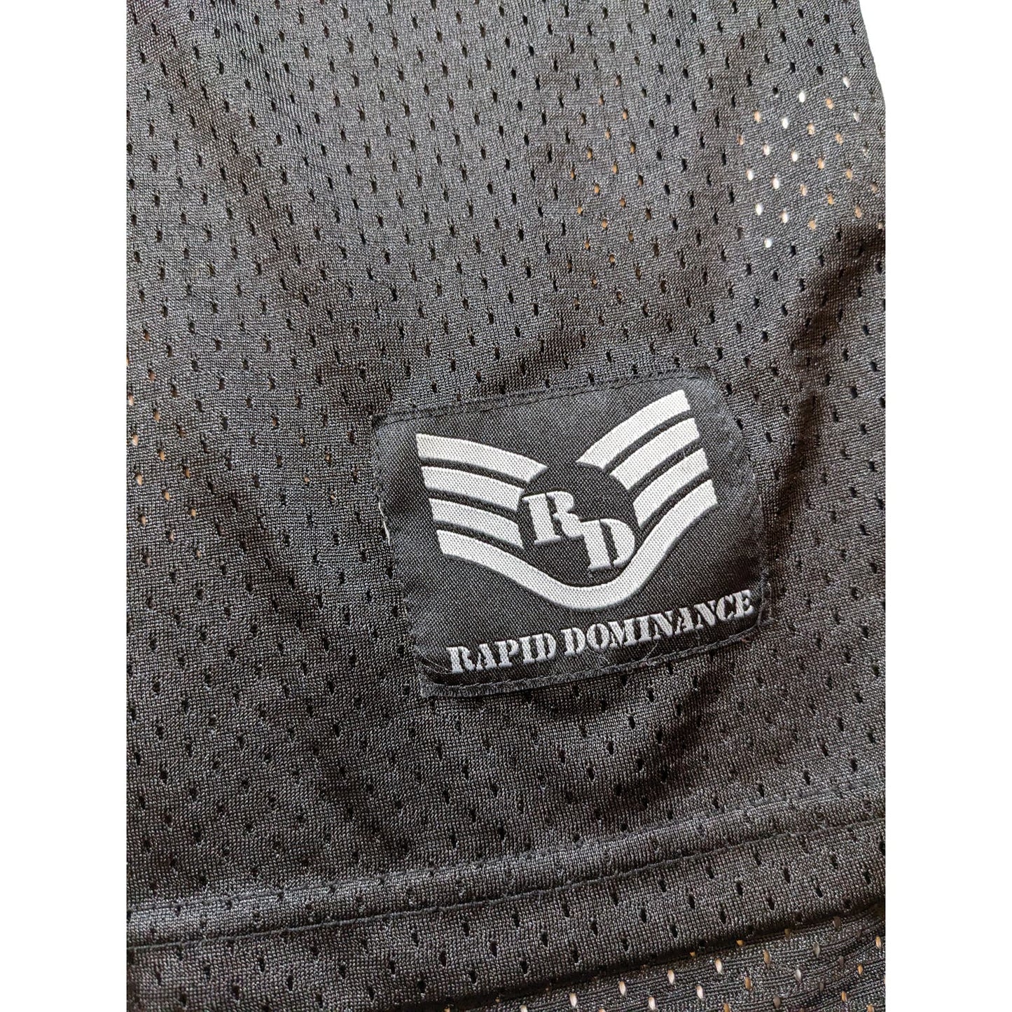 Rapid Dominance US Army Mens Football Jersey Sz Large Military Patriotic Patches