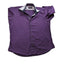 7Camicie Shirt Mens XL 17.5 44 Slim Fit Stretch Dress Purple Collar Button Up