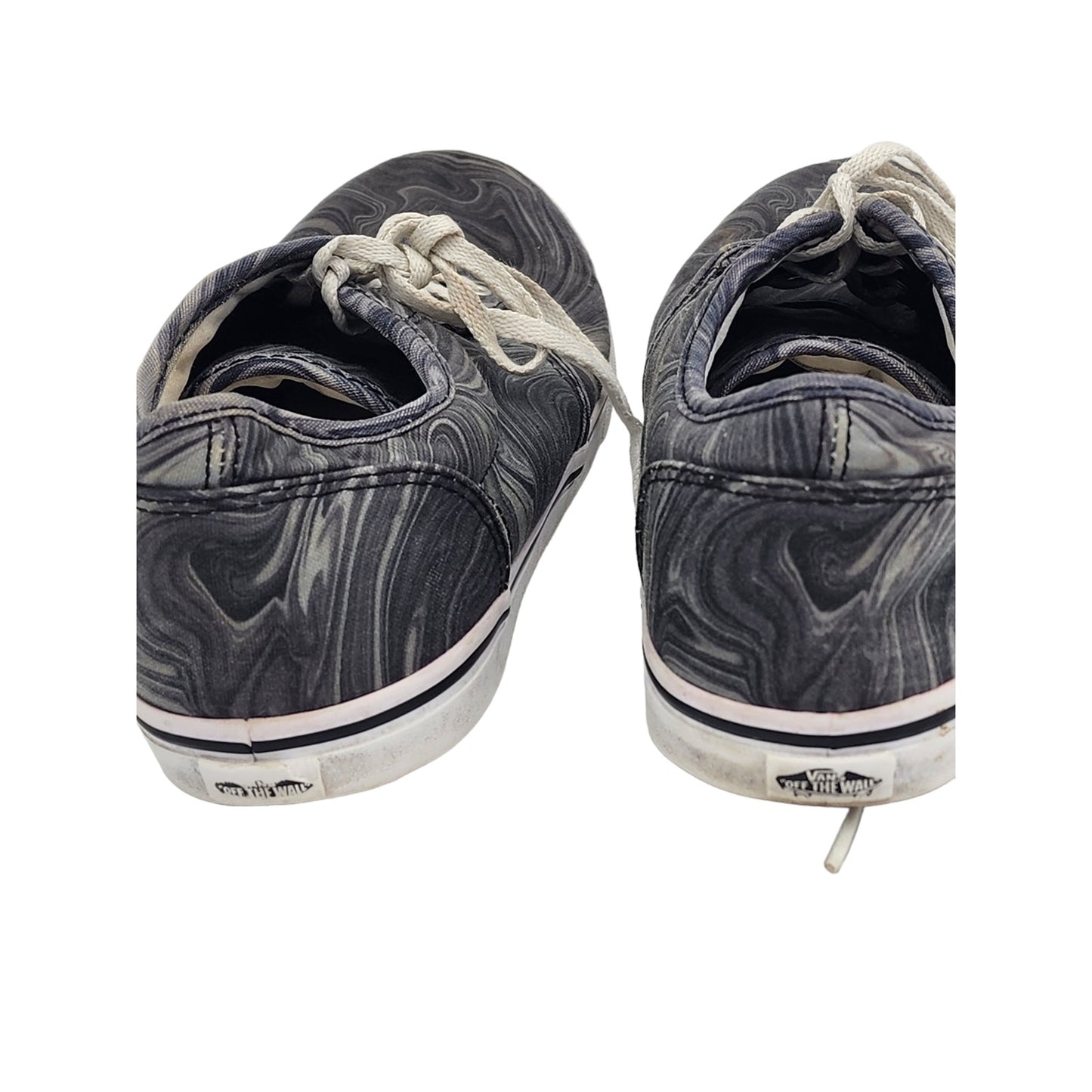 VANS Off the Wall Shoes Womens 9 Marbled Canvas Sneakers Lace Up 25.5CM TB4R