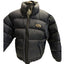 First Down Puffer Jacket Mens Medium Navy Duck Down Feather Y2K Streetwear Coat