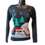 United States Sweaters Ugly Christmas Women Small Funny Snowman Holiday Pullover