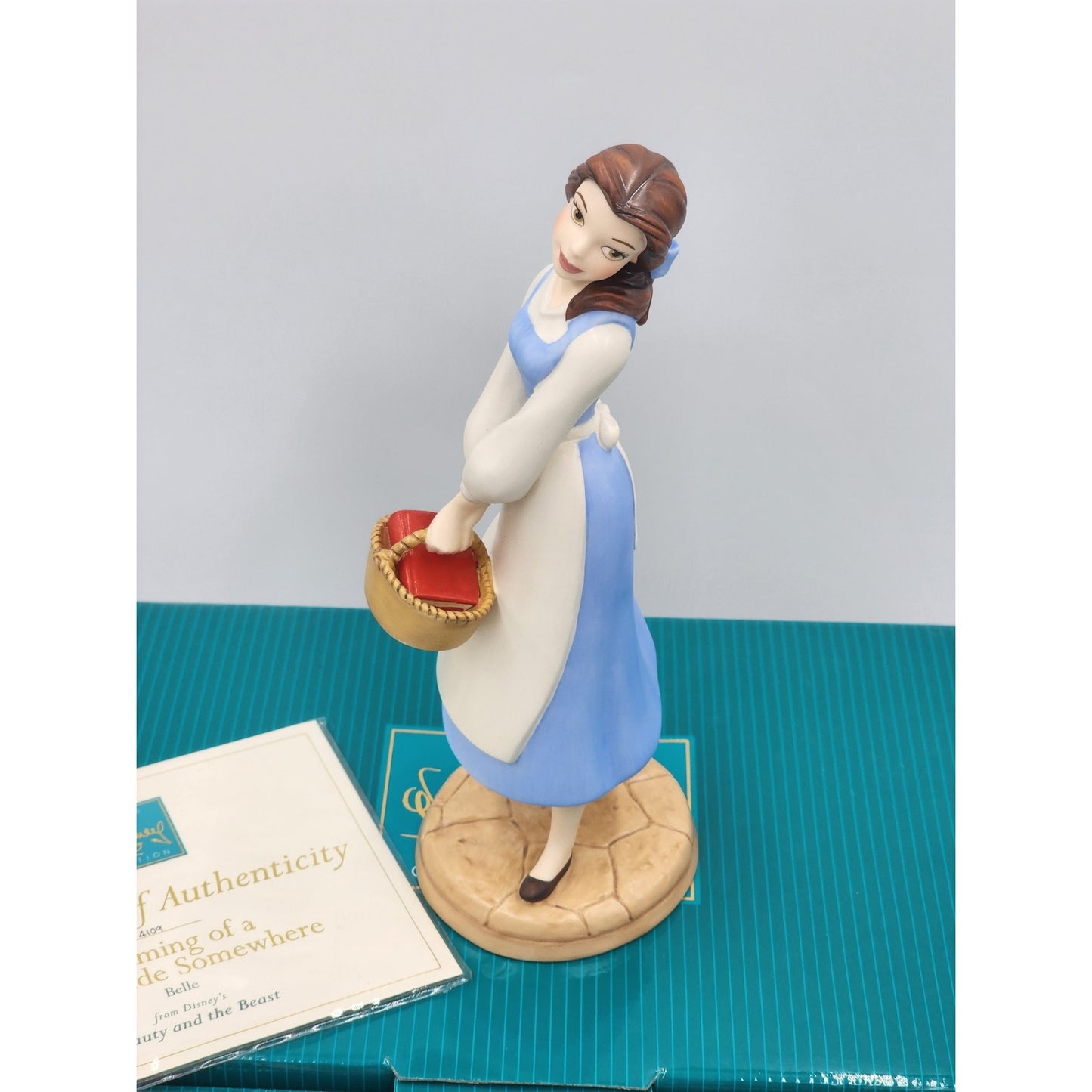 WDCC Belle Dreaming of a Great Wide Somewhere Beauty Beast 10th Anniversary COA