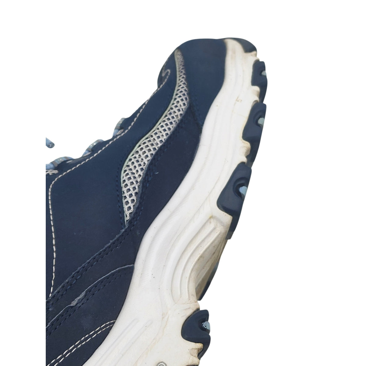 Skechers D'Lites Womens 9.5 Chunky Sneakers Lace Trail Walking Athletic Gorpcore