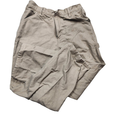 SAF BAK Canvas Lined Work Pants 36x32 Heavy Duty Cargo Rugged Utility Trousers