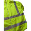 Berne Hi-Vis Hoodie Men 2XL Yellow Reflective Zip Safety Sweatshirt Construction