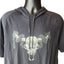 Under Armour Project Rock Hoodie Men XXL Bull Skull Graphic Short Sleeve Loose