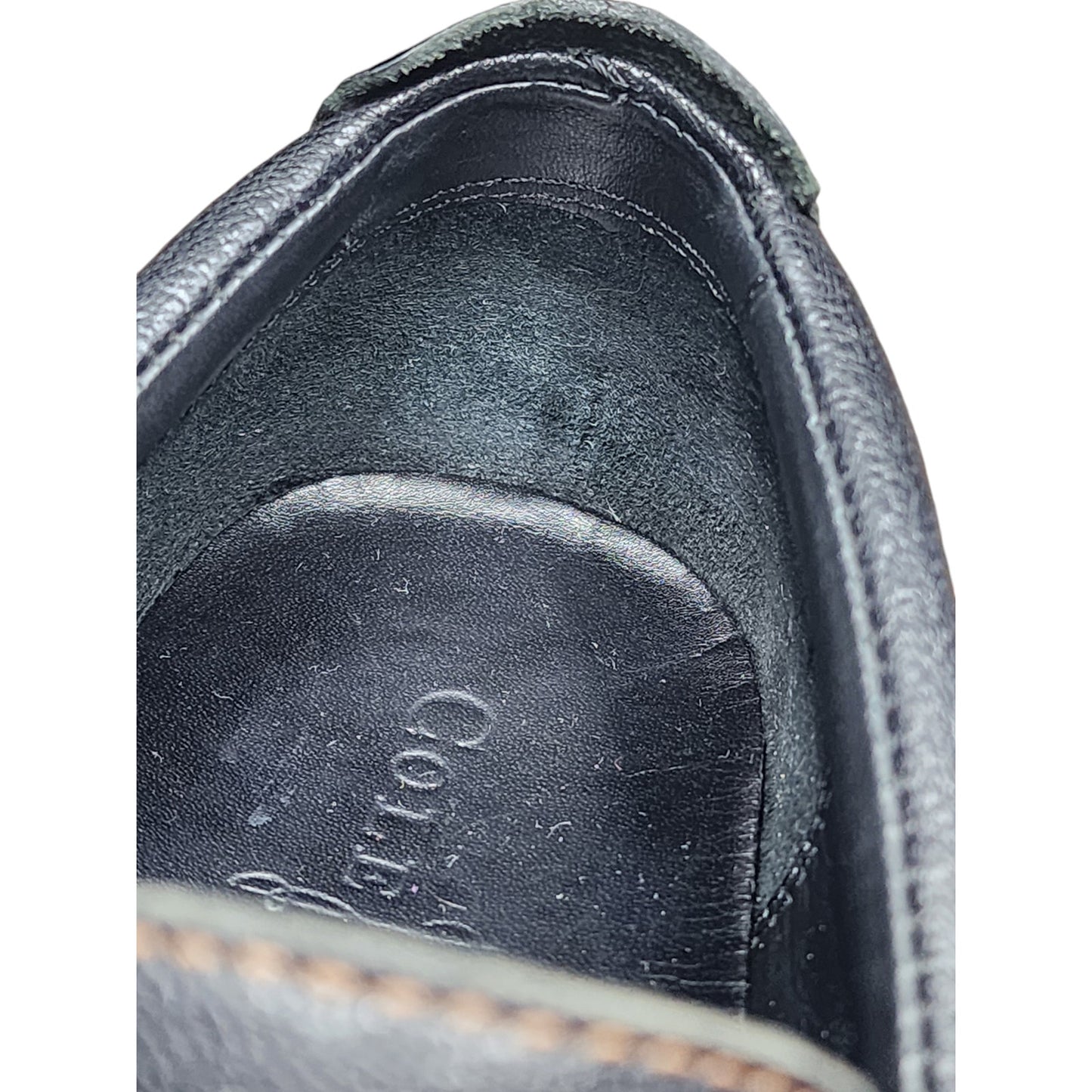 Cole Haan Shoes Loafers Mens 9M Black Leather Comfort Slip On Moc Toe C03557