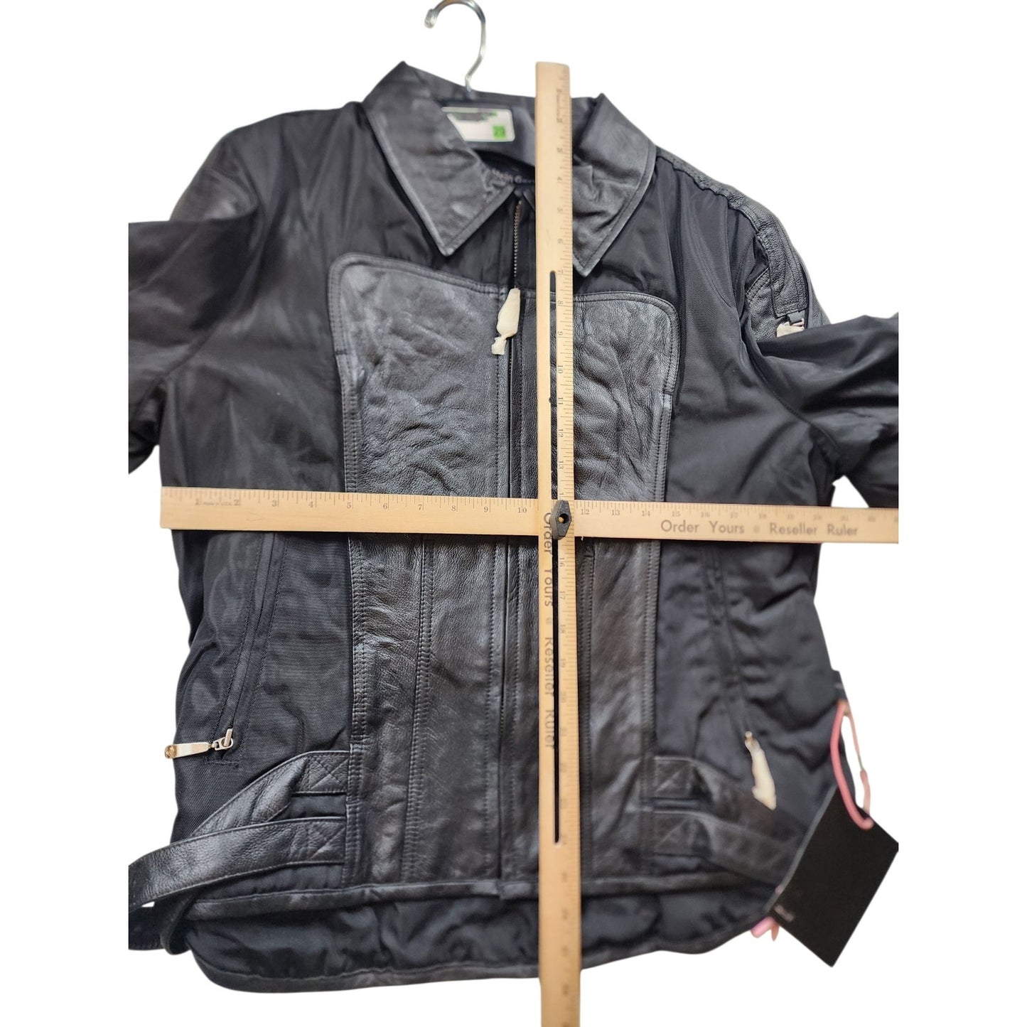 Hein Gericke Leather Motorcycle Jacket Womens 16 Protective Padded Biker Riding