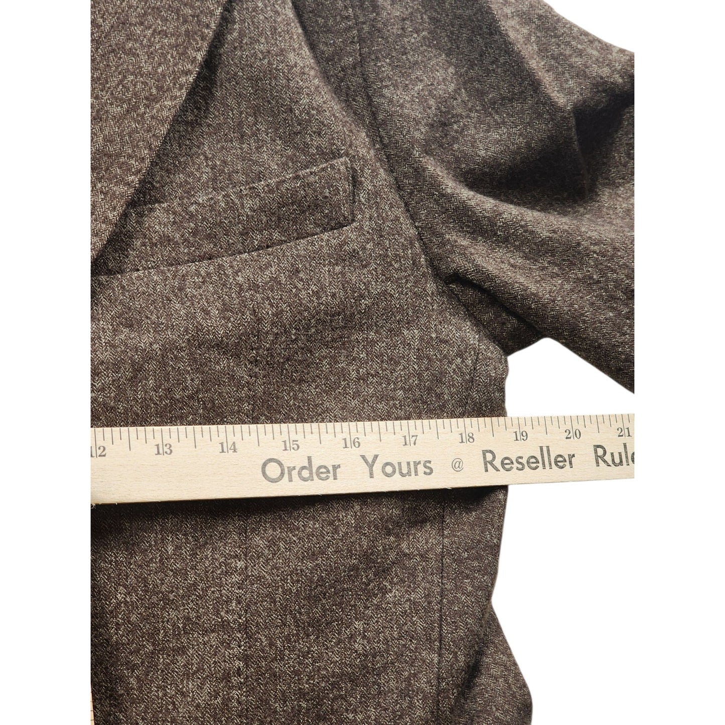 Scott James Blazer Mens Small 38 Wool Two Button Jacket Sport Coat Classic Tweed