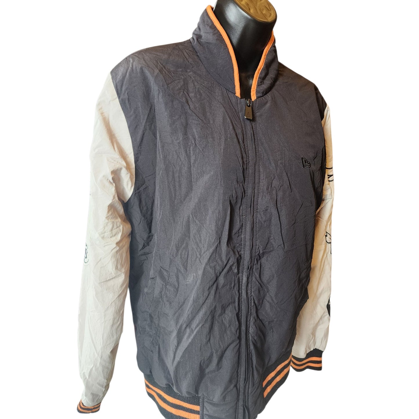 New Era NBA East West Coast Varsity Jacket Small Bomber Lakers Bulls Celtics