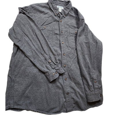 Duluth Trading Flannel Shirt 2XLT Tall Button Up Relaxed Long Sleeve Lumberjack