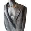 Perry Ellis Double Breasted Suit Jacket 50 Long Tuxedo Style Formal Blazer USA