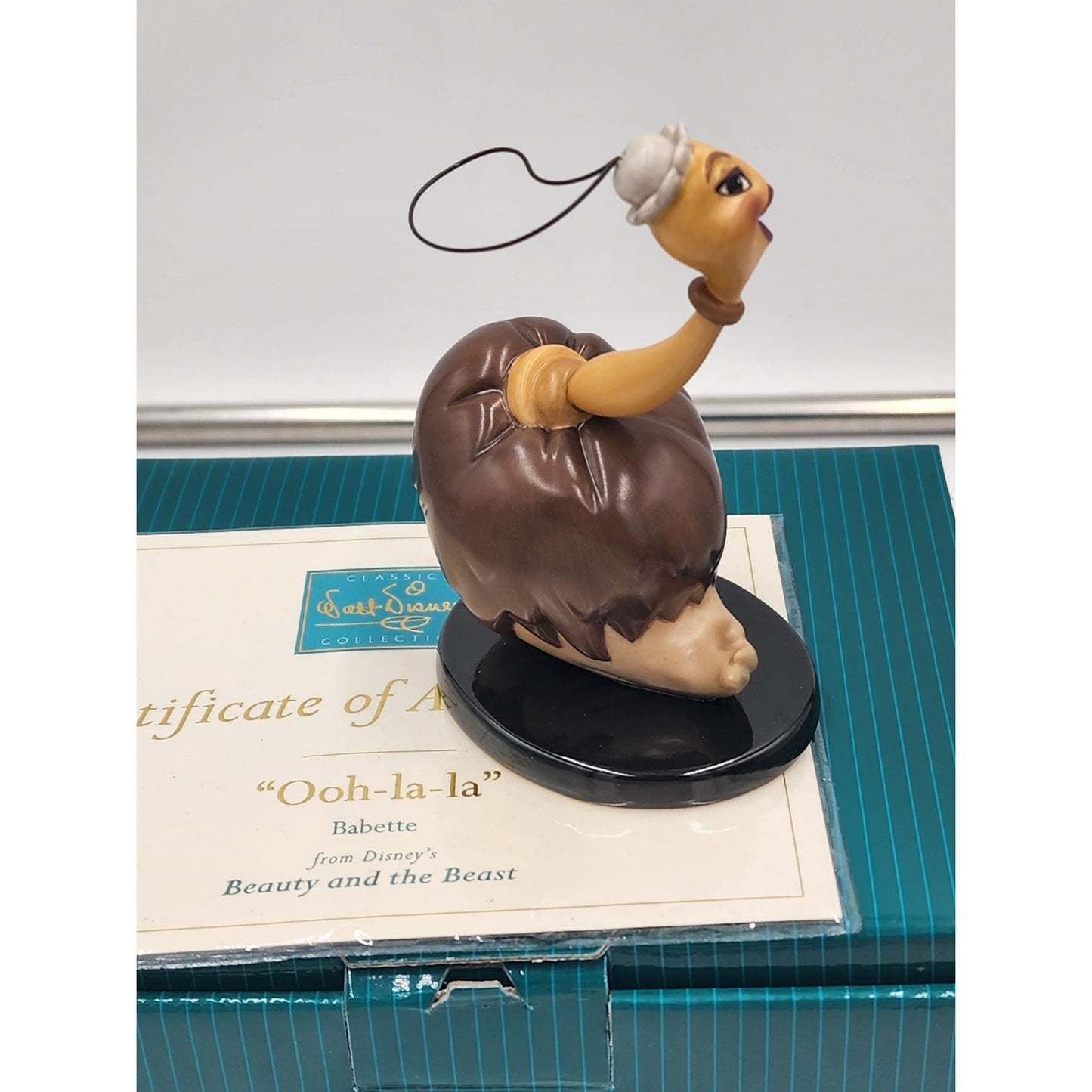 WDCC Babette from Beauty and the Beast Figurine Ooh-la-la Disney Box COA Retired