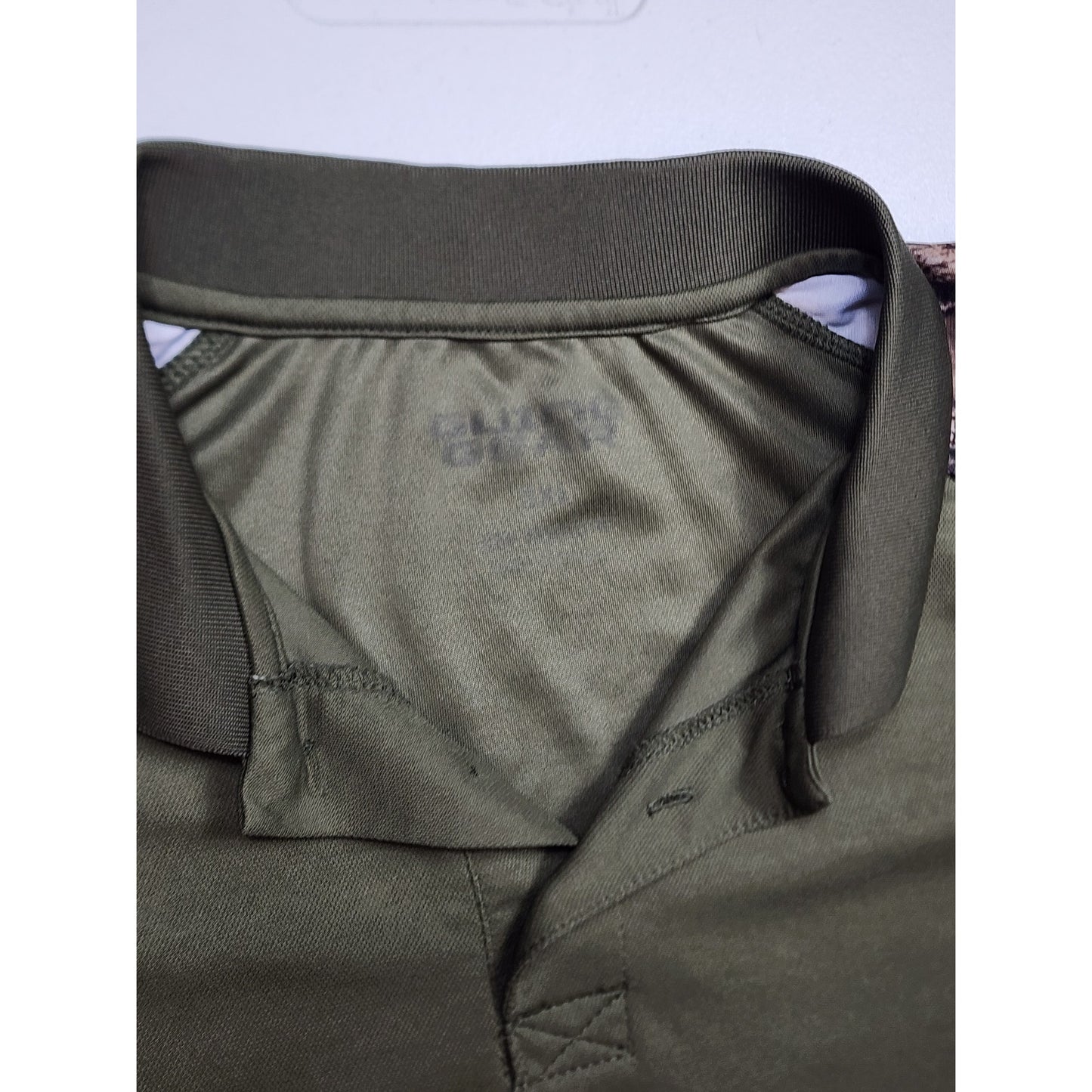 Guide Gear Polo Shirt 3XL Camo Hunting Raglan Sleeve Hunting Tactical Polyester