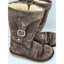 UGG Winter Cargo Boots Womens 7 Suede Shearling Tall Buckle Zip Hiking 5132