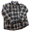 LL Bean Fleece Flannel Shirt Jacket Men Large Lined Plaid Sherpa Lumberjack Work