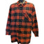 Eddie Bauer Women’s 3X Flannel Shirt Plaid Button Up Buffalo Check
