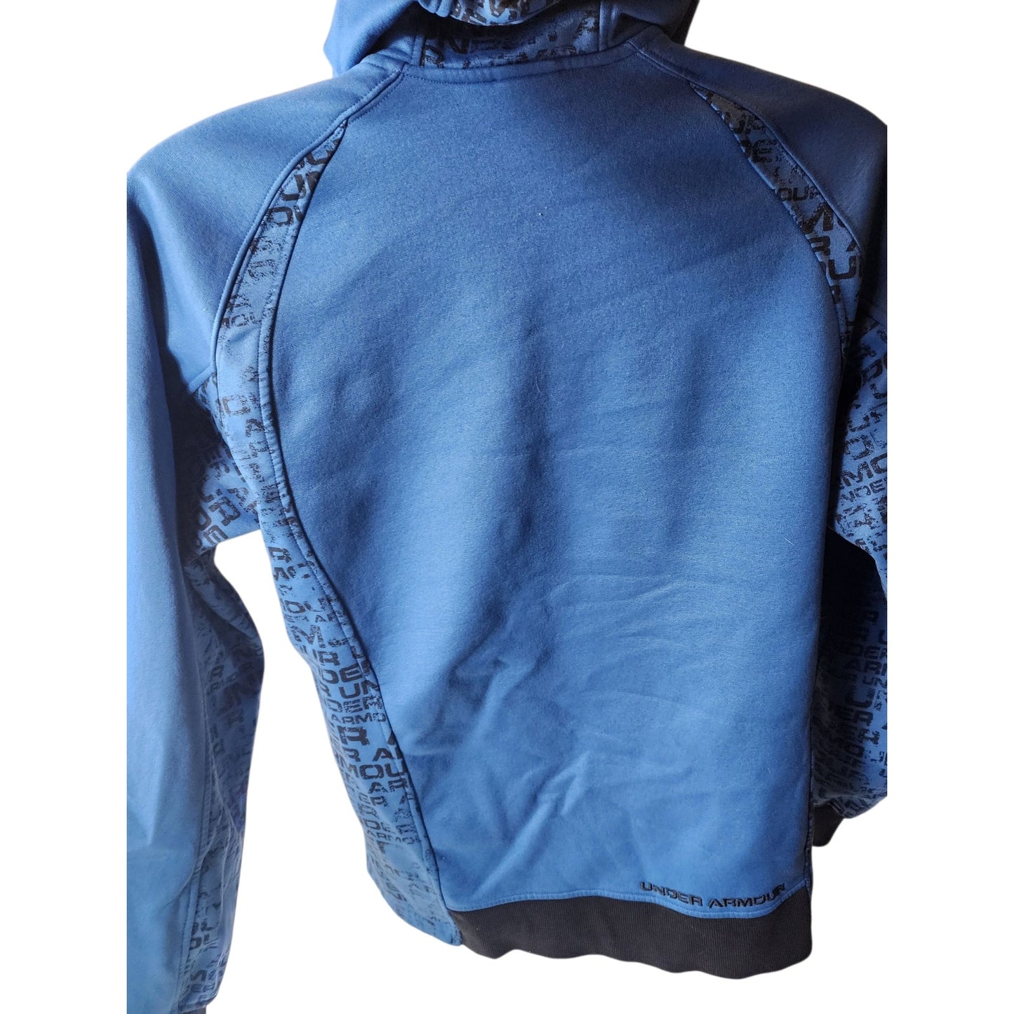 Under Armour Hoodie Men Small Women Medium Zip Sweatshirt Jacket Gym Drawstring