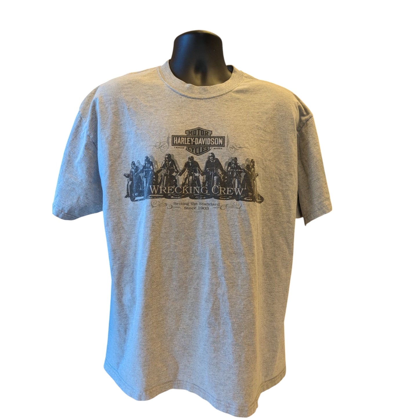 Harley Davidson T Shirt Mens XL Wrecking Crew MN Motorcycle Graphic Biker Tee