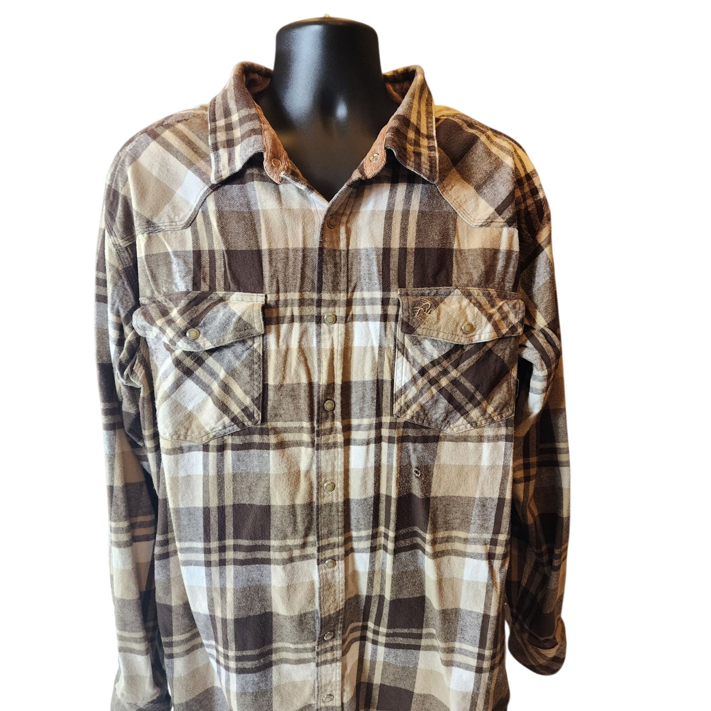 Legendary Whitetails Flannel Shirt Mens 2XT Heavyweight Western Snap Lumberjack