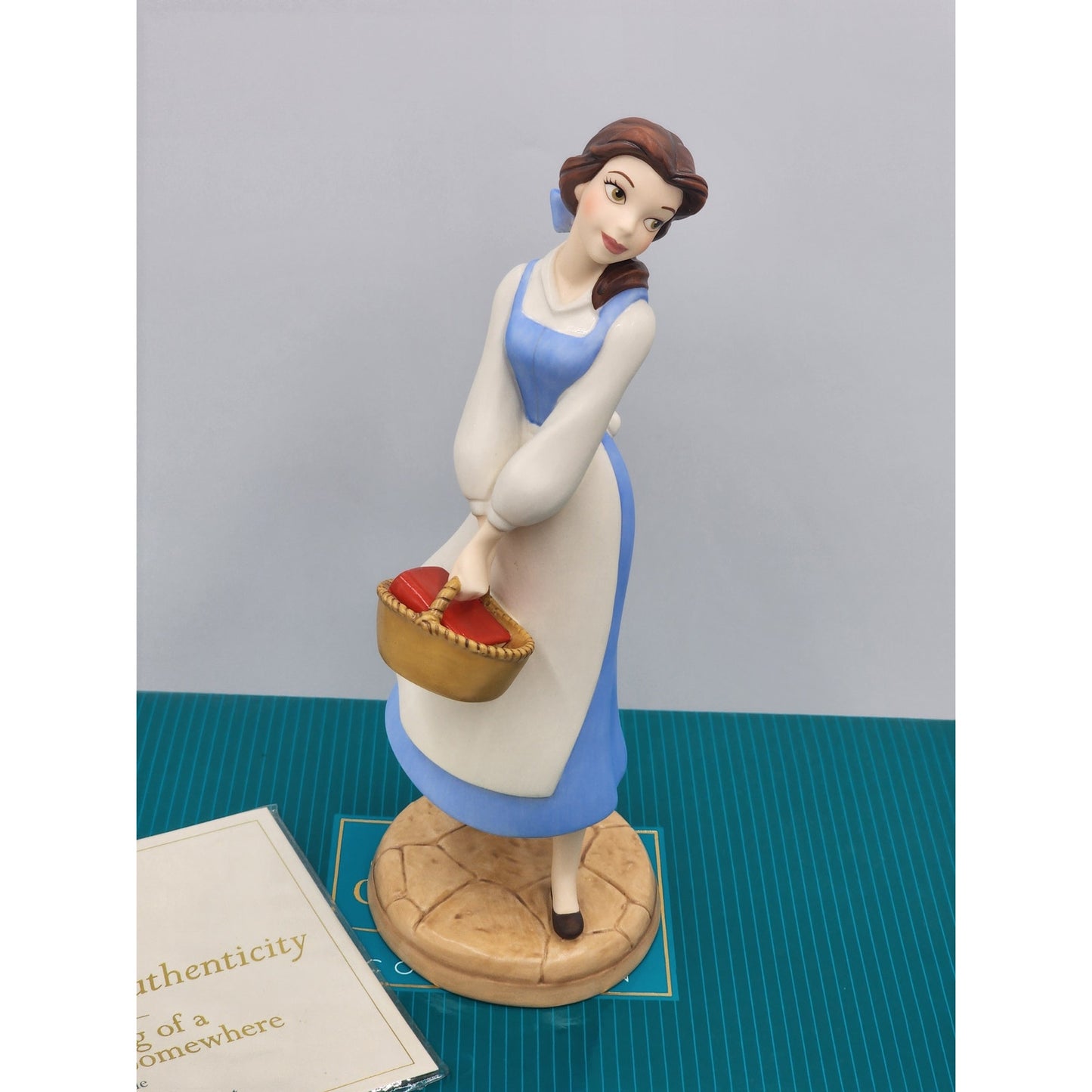 WDCC Belle Dreaming of a Great Wide Somewhere Beauty Beast 10th Anniversary COA