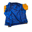 Varsity Jacket Mens XXL Letterman Style Bomber Blue Gold Snap Button Retro Style