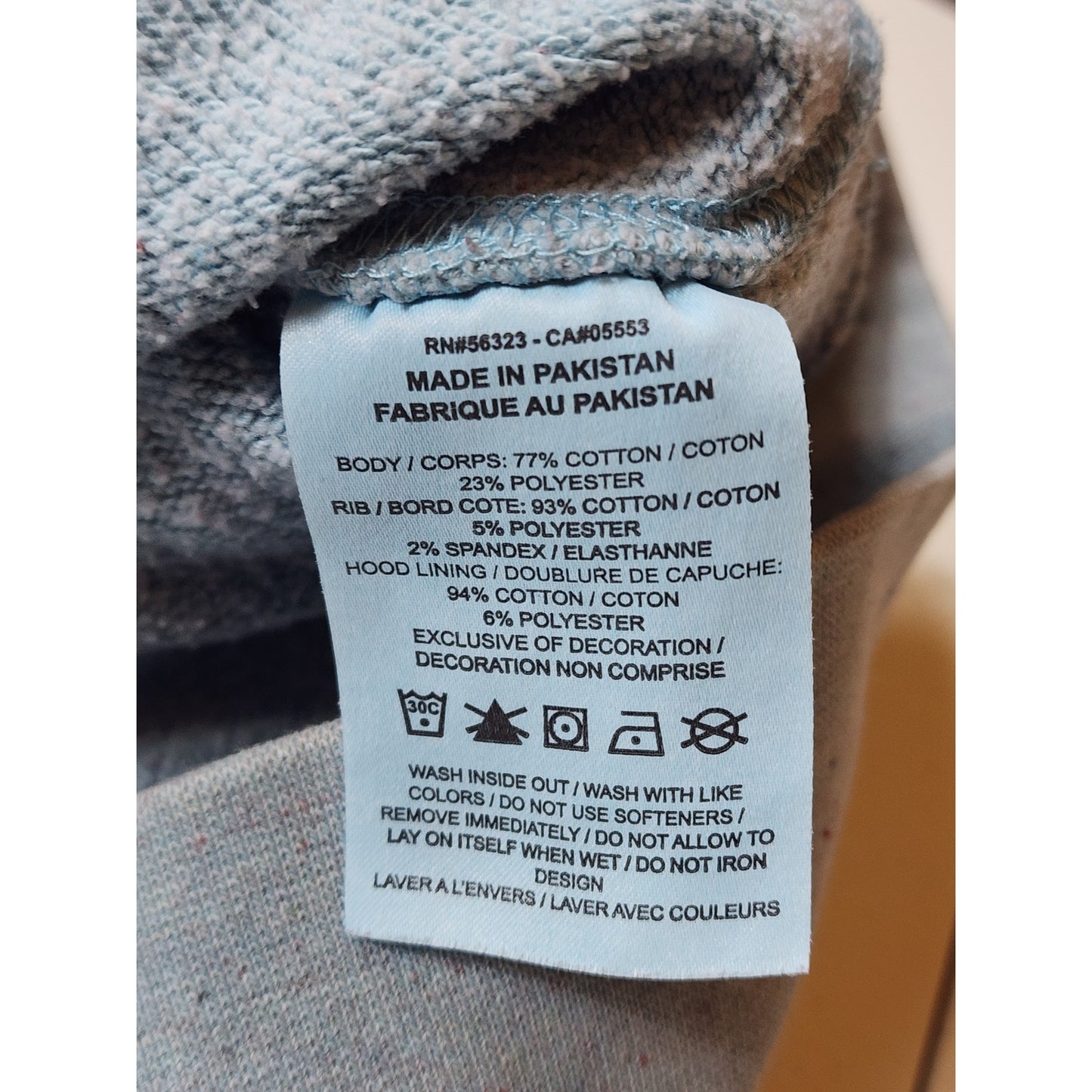 Nike Speckled Blue Hoodie Mens Large Pullover Fleece Sweatshirt Y2K DQ4663-416