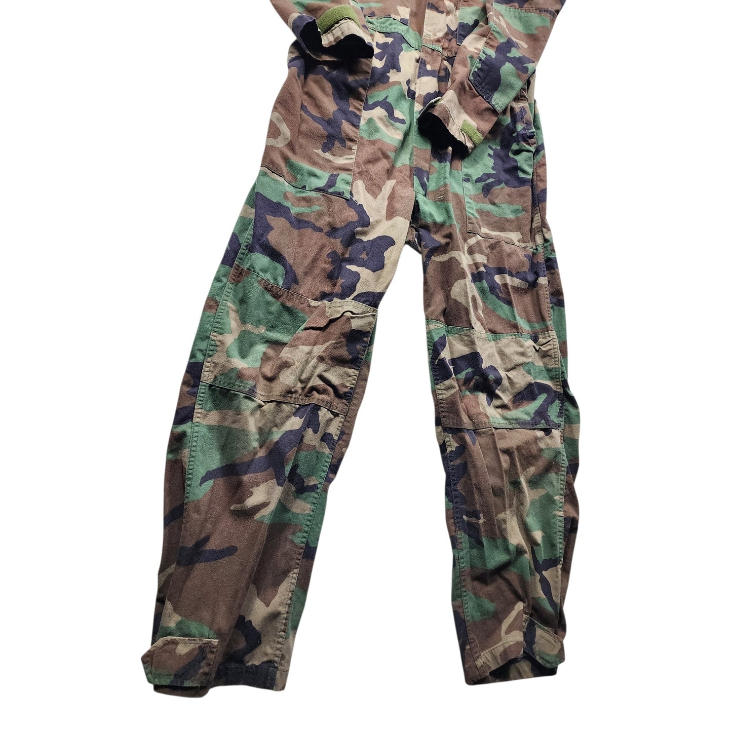 Military Mechanics Woodland Print Camo Cold Weather Coveralls Medium Jumpsuit