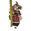 Vintage Italian Santa Figurine Italy HandPainted Old World Christmas Decor 10"