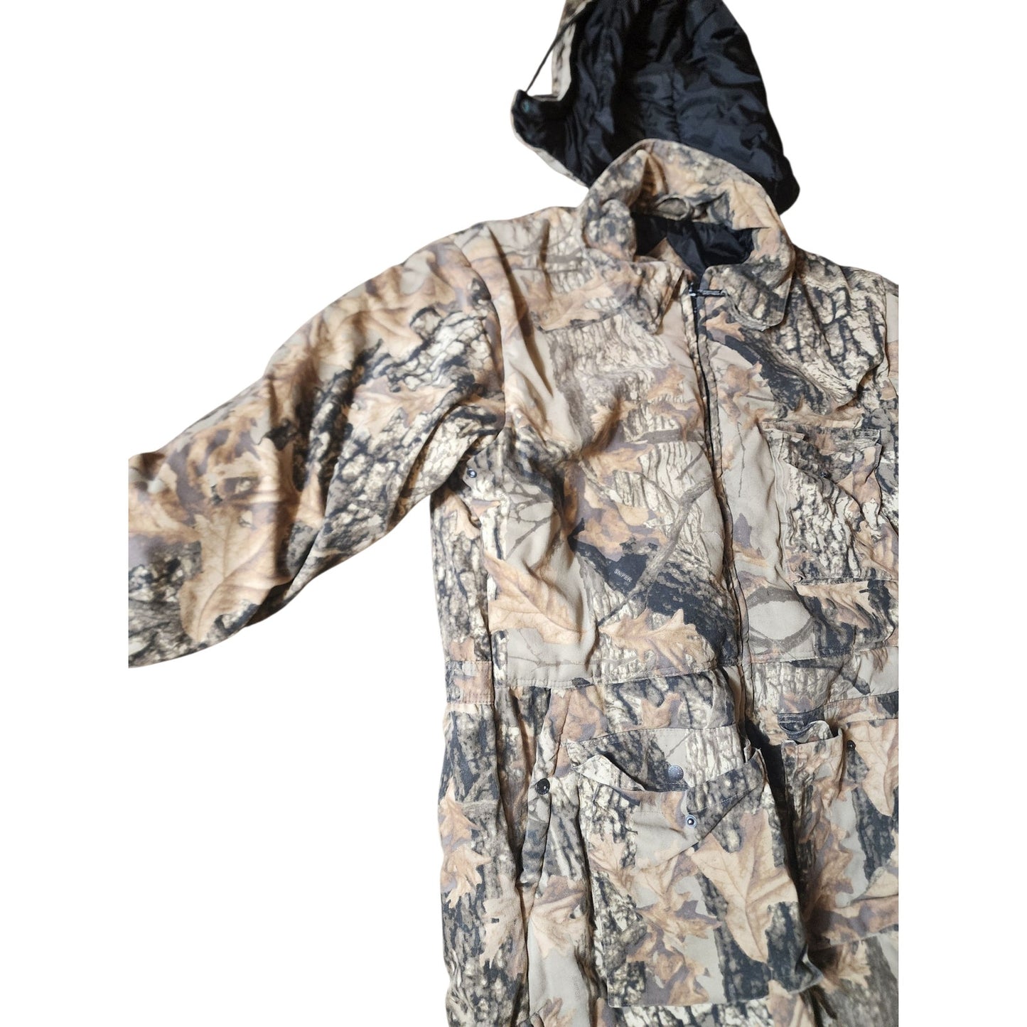 Northwest Territory Sniper Camo Hunting Coveralls Jacket Men XL Insulated Hooded