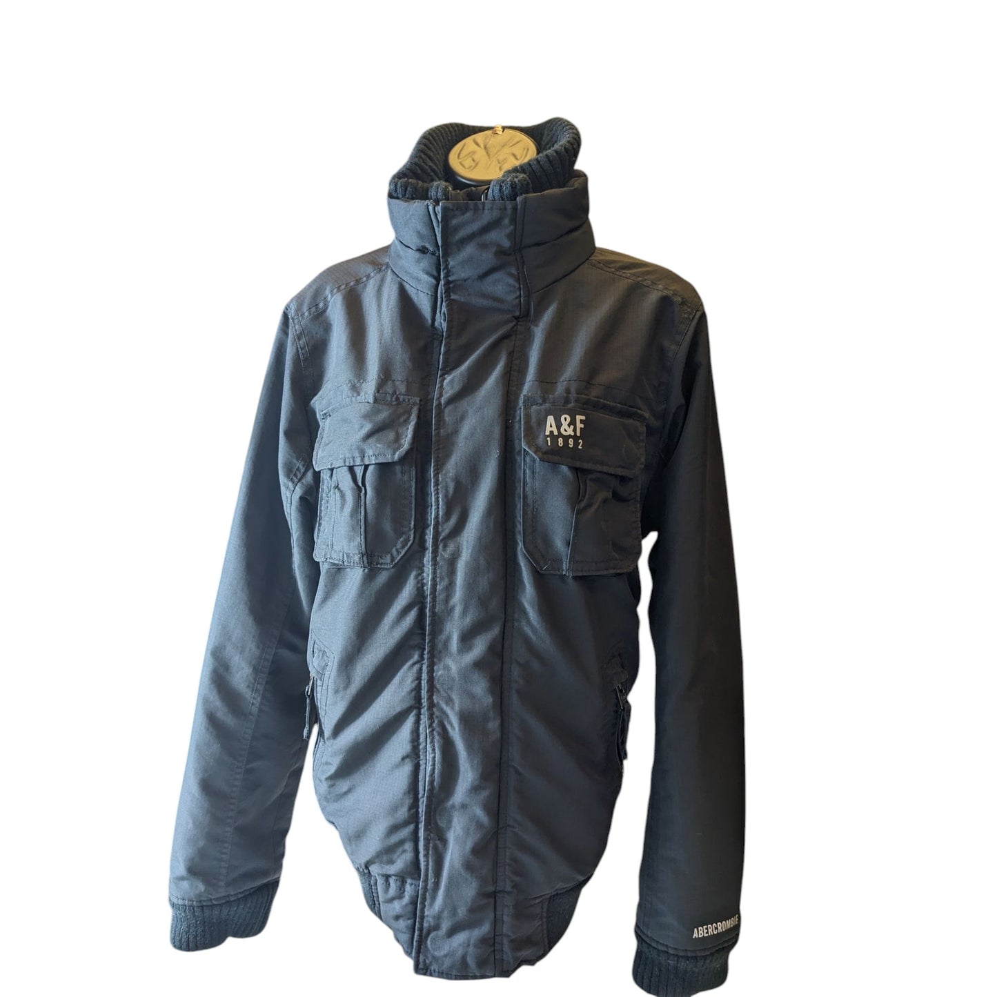 Abercrombie Fitch Bomber Jacket Womens Medium All Season Weather Warrior Coat