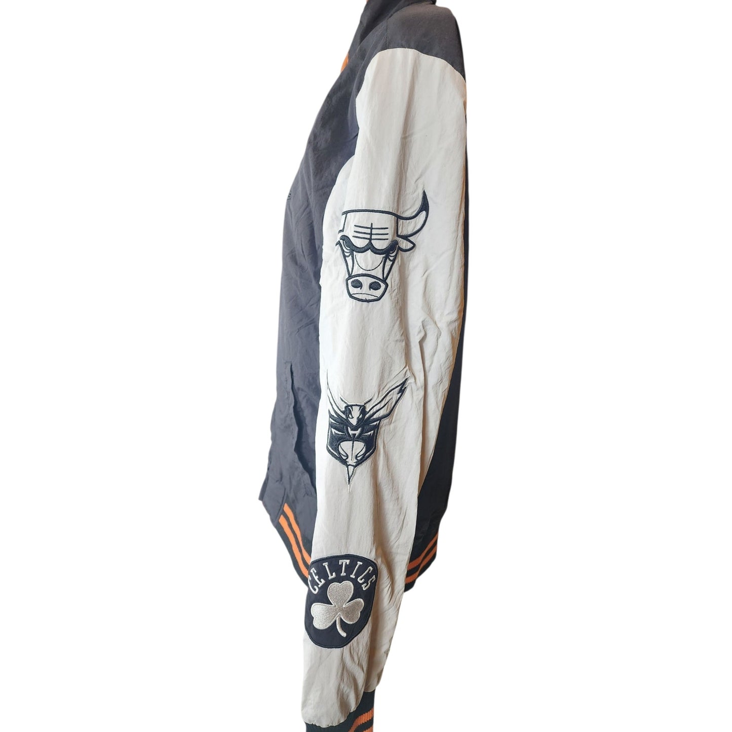 New Era NBA East West Coast Varsity Jacket Small Bomber Lakers Bulls Celtics