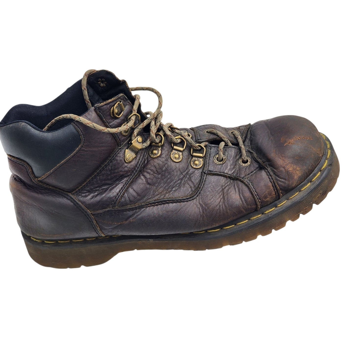 Dr Martens Boots Men 13 Steel Toe Leather Work Oil Resistant Hiking Combat 11302
