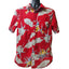 VANS Off the Wall Hawaiian Camp Shirt Mens Medium Tropical Floral Button Y2K