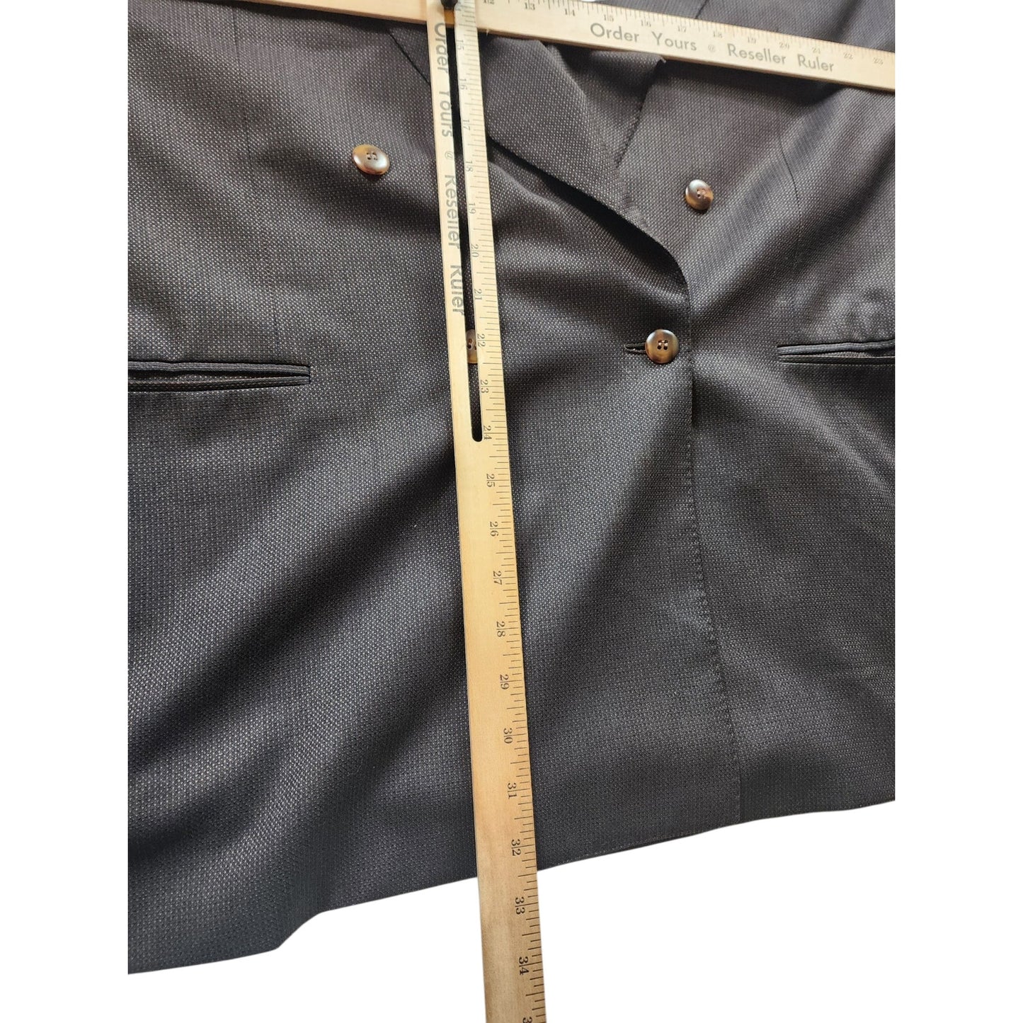 Canali Milano Blazer Jacket 58L Double Breasted Suit Coat Wool Italy Italian