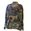 Woodland Camo Combat Shirt Jacket Mens Large Short Army Field Coat Tactical