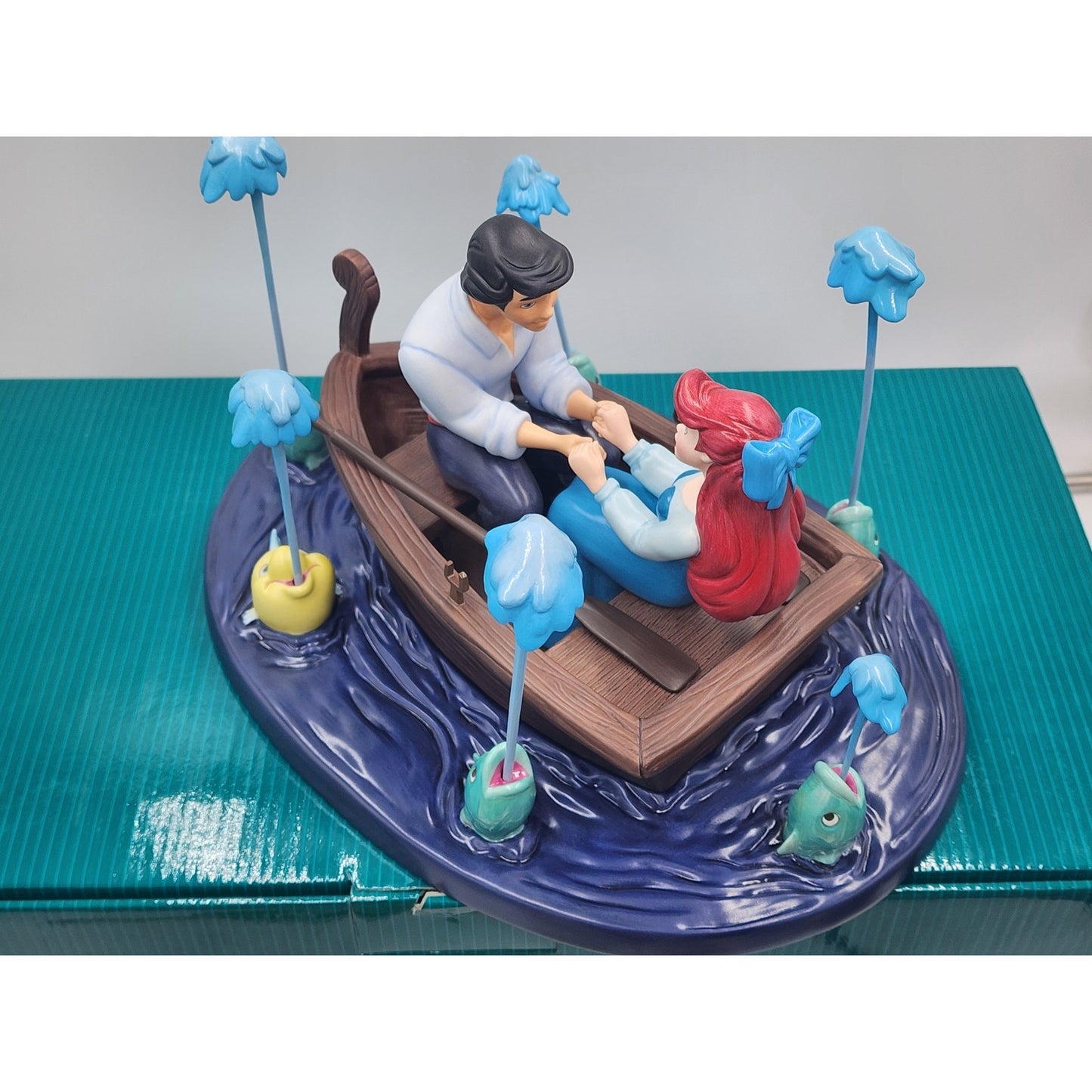 WDCC Little Mermaid Kiss the Girl Figurine Ariel Eric LE COA Box Vintage Disney