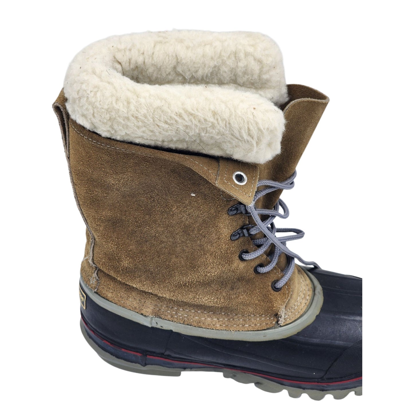 LaCrosse Boots Mens 10 Winter Duck Snow USA Insulated Heavy Duty Sherpa Lining