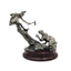 Chilmark Gros Ventre Moment of Truth Michael Boyett 82 Pewter Sculpture Western