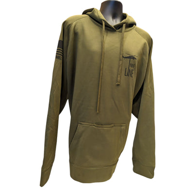 Nine Line Hoodie Mens 3XL Tactical American Flag Military Patriotic Sweatshirt